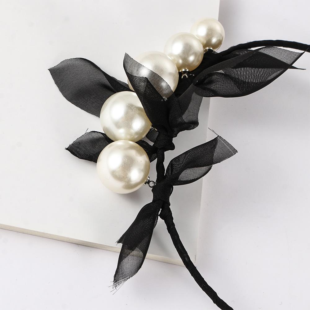 ANEMONE Băng Đô Cài Tóc Giả Bông Tai Kiểu Hàn Quốc Cho Nữ