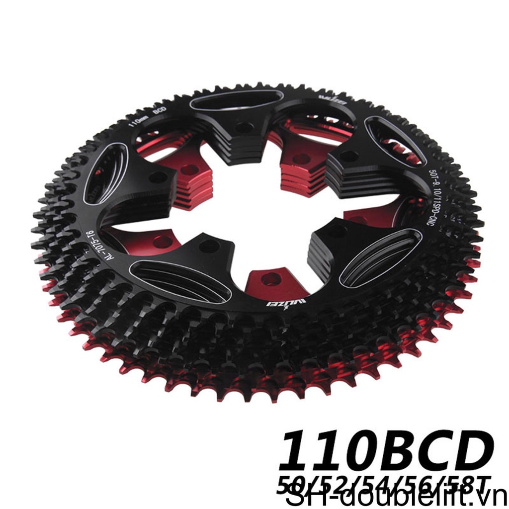 Đĩa Sên Xe Đạp 110BCD 50-60T Màu Đen 52T