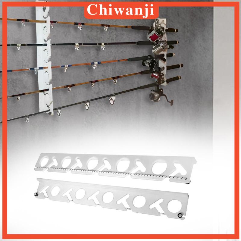 Bộ 2 Giá Đỡ Cần Câu Cá 10 Ngăn 10 Móc Chất Lượng Cao