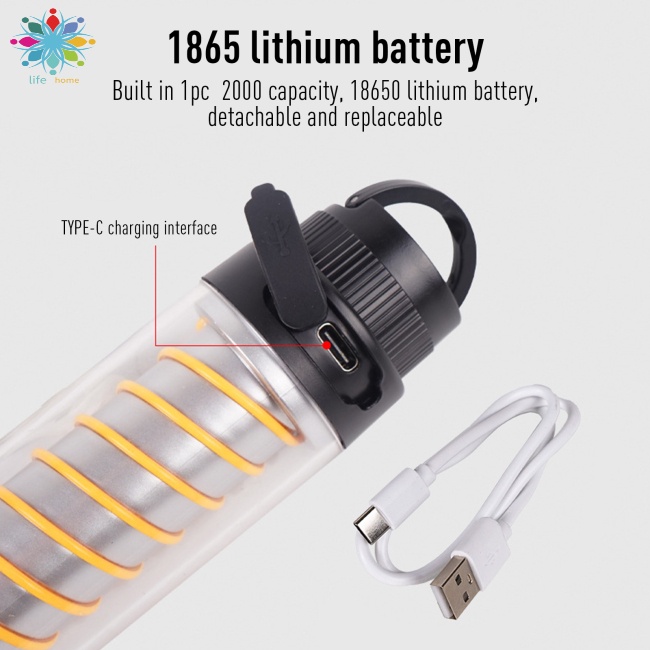 Đèn Pin Cầm Tay Có Giá Đỡ Ba Chân Dùng Khi Đi Cắm Trại