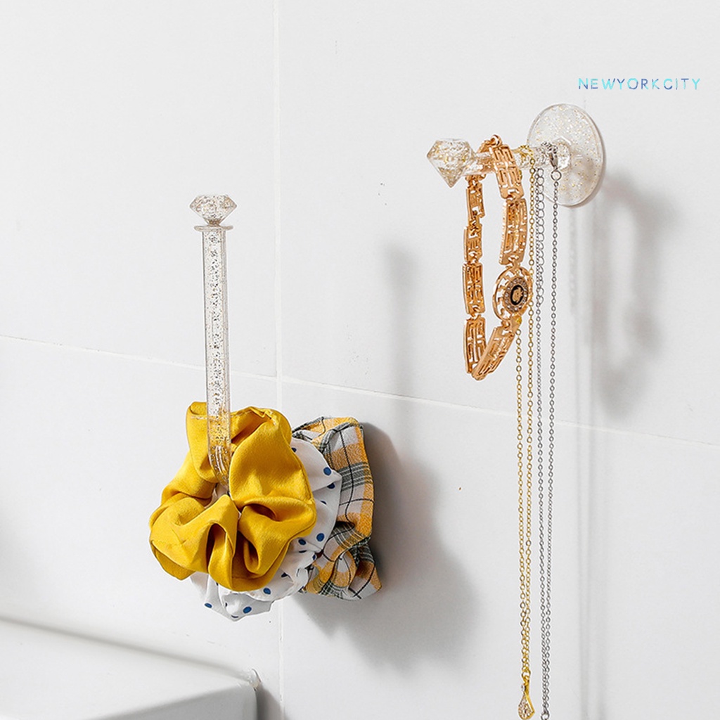 Set 2 Móc Treo Băng Đô Trong Suốt Tiết Kiệm Không Gian