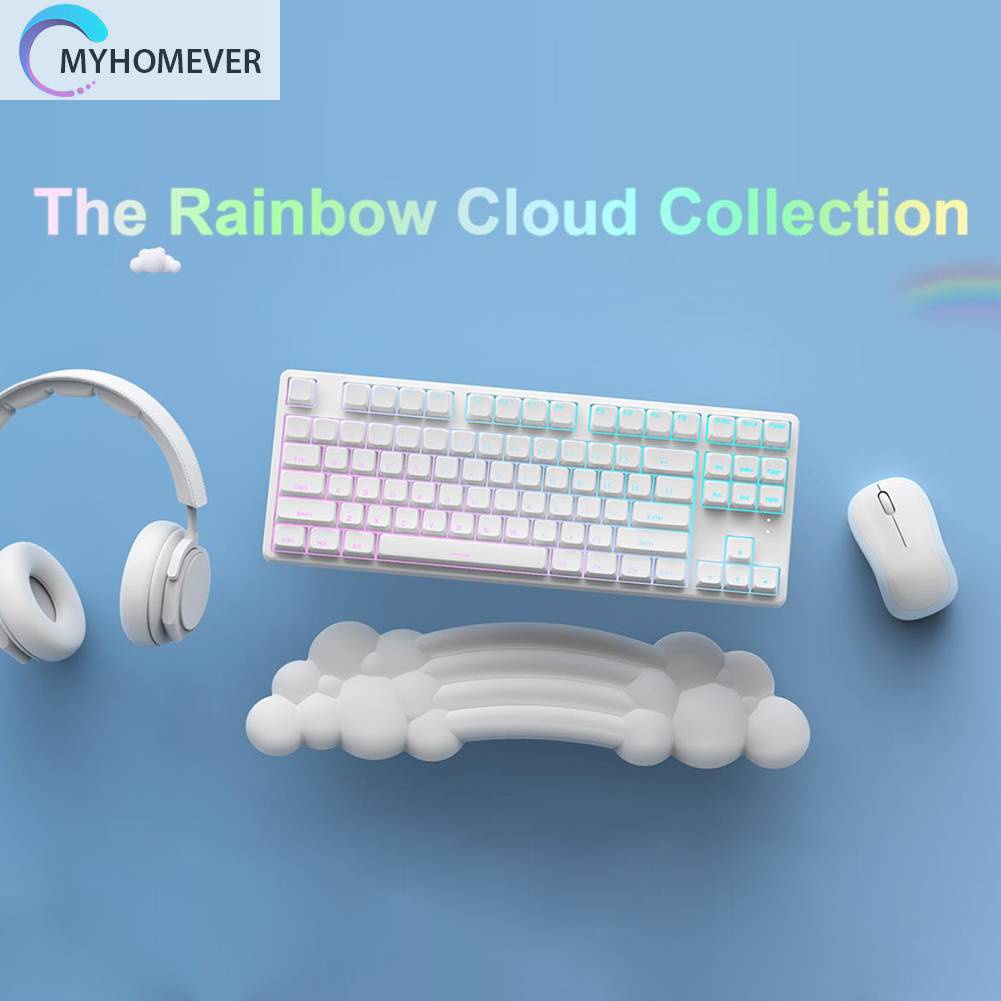 Đệm Cổ Tay Bấm Bàn Phím Máy Tính Giảm Đau Hình Đám Mây