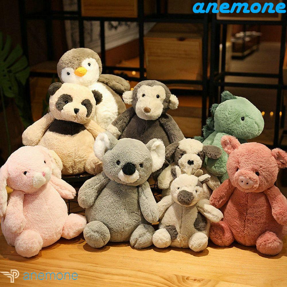 ANEMONE Thú Nhồi Bông Hình Khủng Long / Chim Cánh Cụt Mềm Mại Đáng Yêu