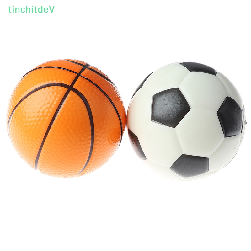 [TinchitdeV] Đồ Chơi Bóng Rổ Bóng Đá Mềm Dẻo Giảm Căng Thẳng Bằng Xốp 10cm [Mới]