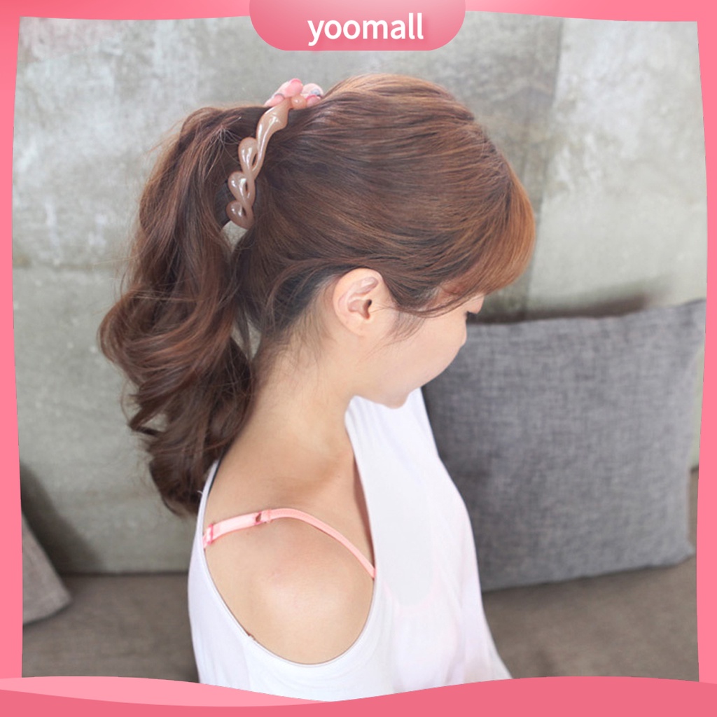 Kẹp Tóc Đuôi Ngựa Cỡ Nhỏ Linh Hoạt Thời Trang Cho Nữ