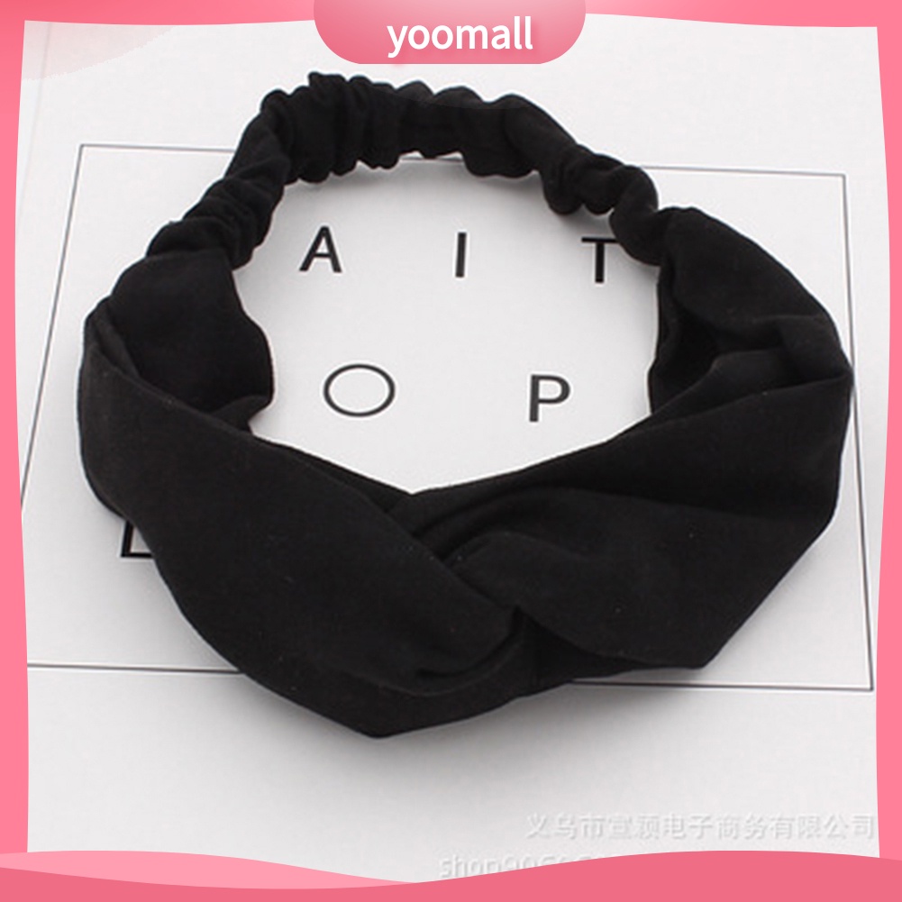 Băng Đô Cài Tóc Bằng Vải Màu Sắc Ngọt Ngào Cho Nữ