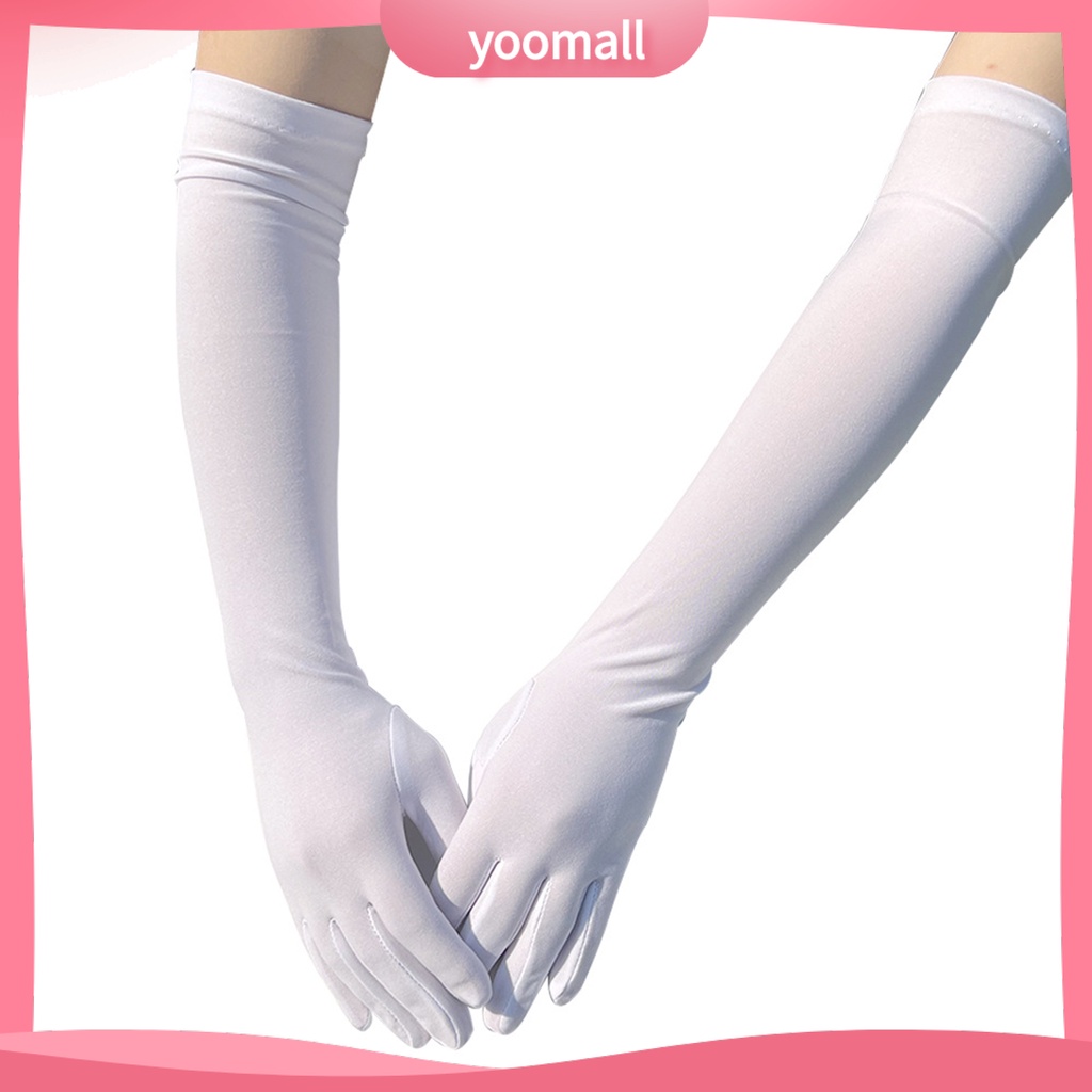 1 Đôi Găng Tay Dài Siêu Mềm Mại Thân Thiện Với Da Chống Phai Màu Dùng Để Hóa Trang / Khiêu Vũ / Quán Bar / Tiệc Tùng