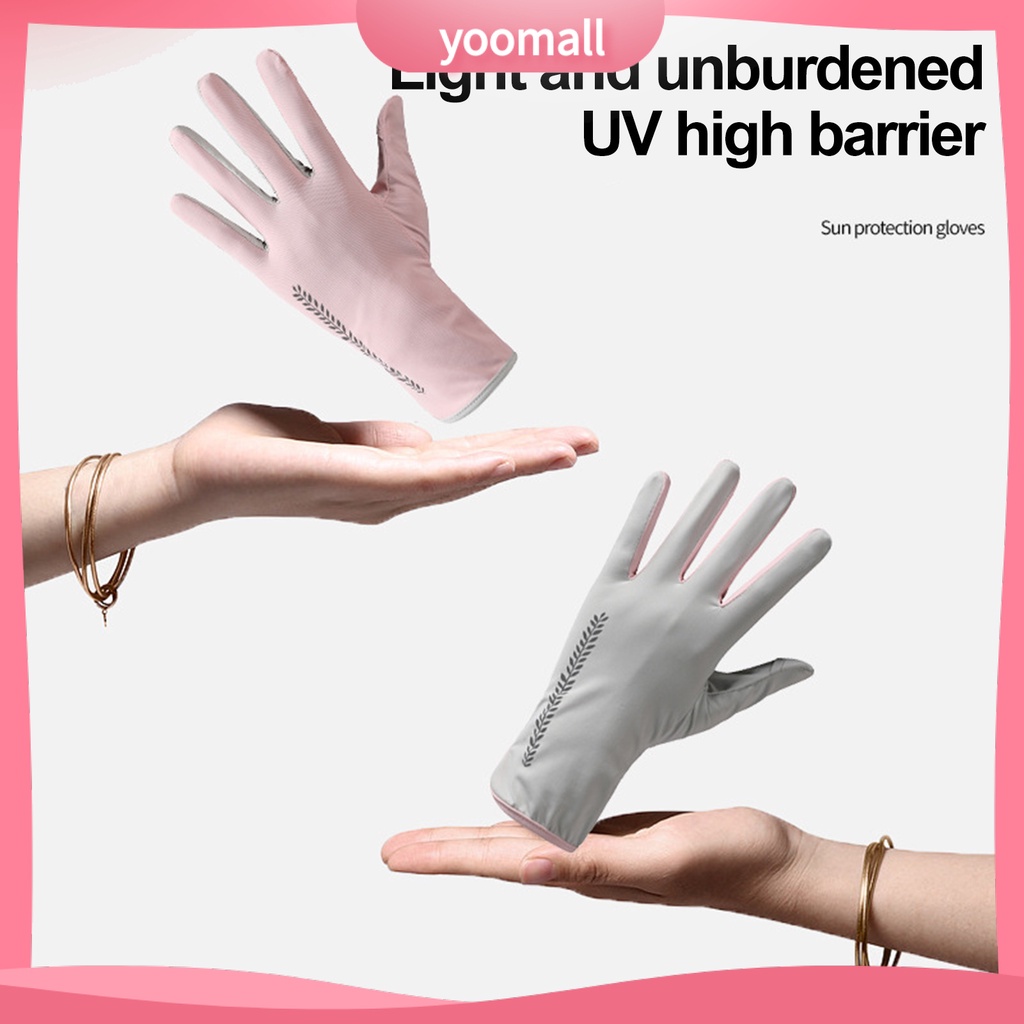 1 Đôi Găng Tay Silicone Mỏng Co Giãn Thoáng Khí Chống Trượt Bảo Vệ Ngón Tay Chống Nắng