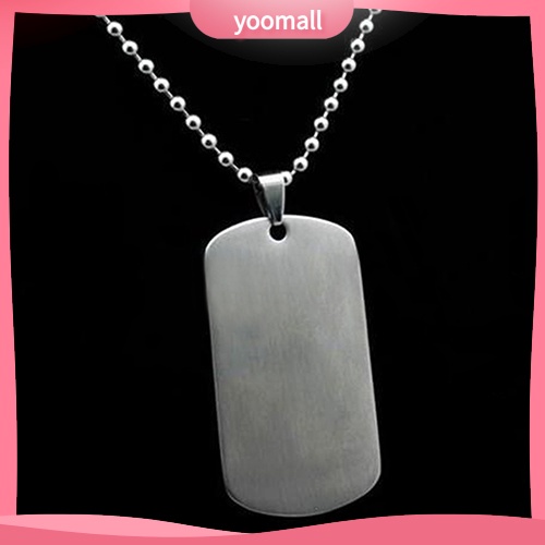 Vòng Cổ Bằng Thép Không Gỉ 316L Thời Trang Cá Tính Cho Nam / Nữ