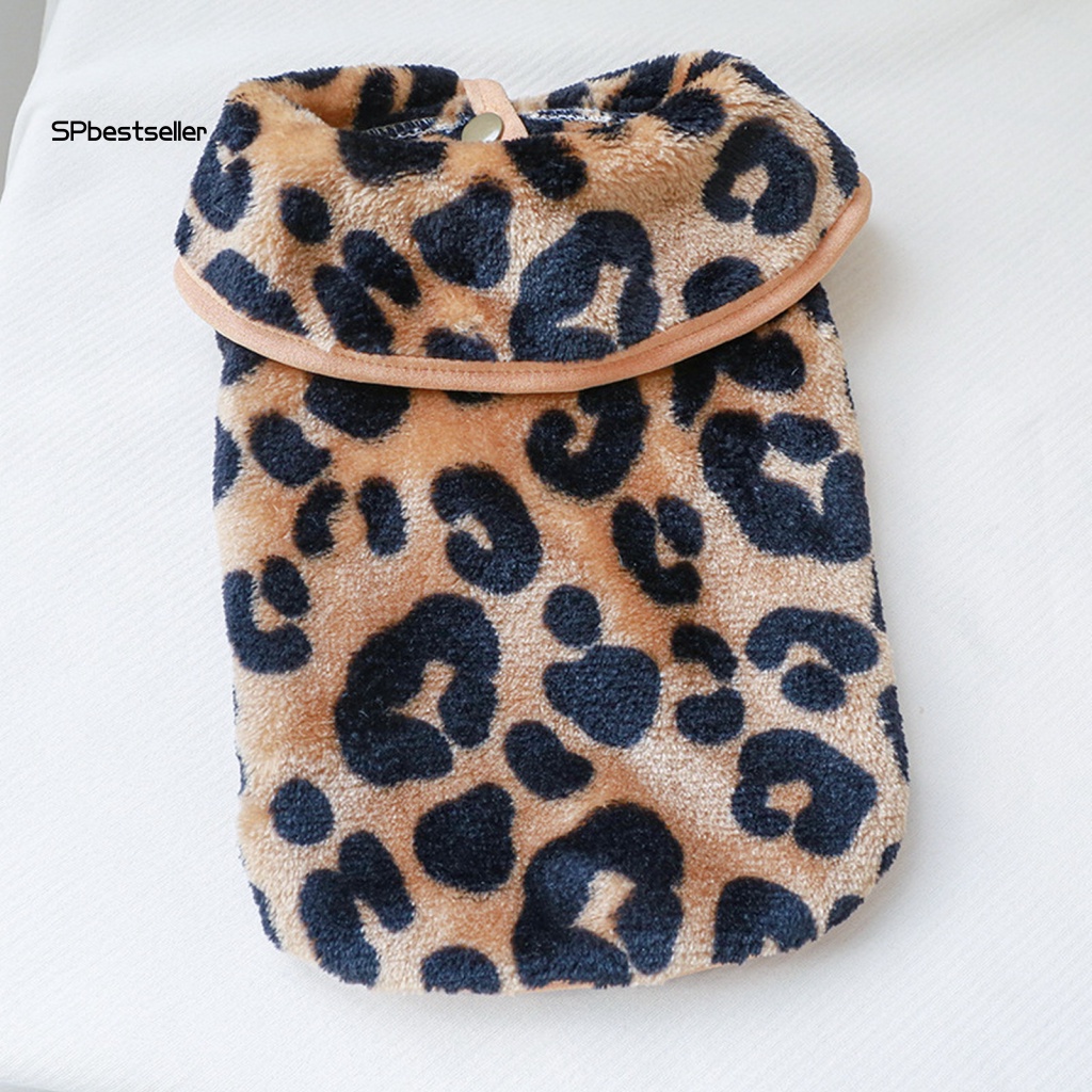 Áo Khoác Mềm Mại Hai Lớp Cài Nút Thời Trang Mùa Đông Cho Thú Cưng