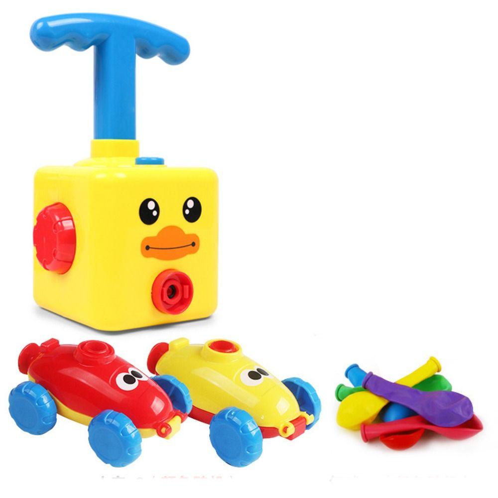 ANEMONE Bộ Đồ Chơi Bơm Bong Bóng Xe Hơi Hình Chú Vịt Chạy Bằng Điện Cho Trẻ Em