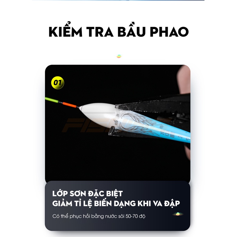 01 Cây phao câu Đài Handing 2021. Chất liệu Nano, báo tín hiệu tốt.