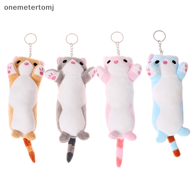 Móc Khóa Hình Mèo Nhồi Bông Mềm Mại Đáng Yêu