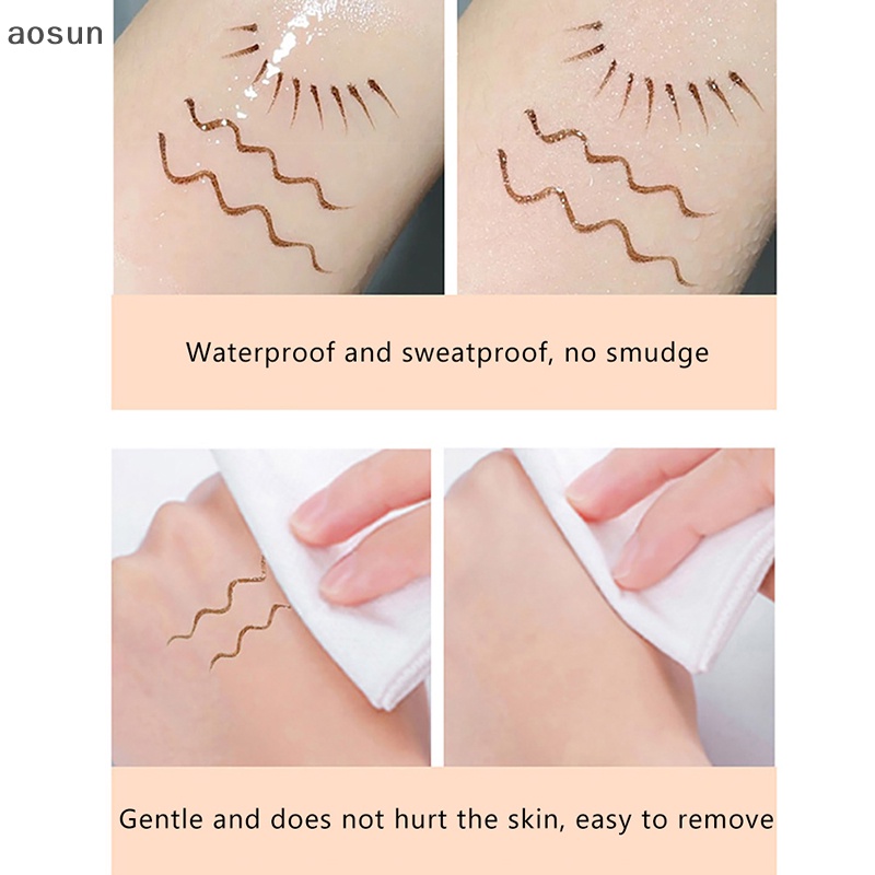 1 Bút Kẻ Mắt aosun Dạng Lỏng Chống Thấm Nước Lâu Trôi