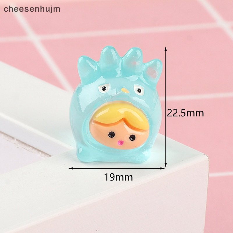 Set 3 Mặt Dây Chuyền Resin Phát Quang Hình Chữ Ch 3D DIY