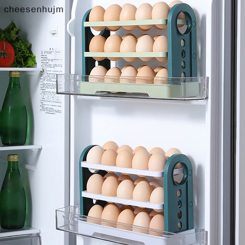 Khay Đựng Trứng 3 Tầng 30 Ô Sức Chứa Lớn Tiện Dụng