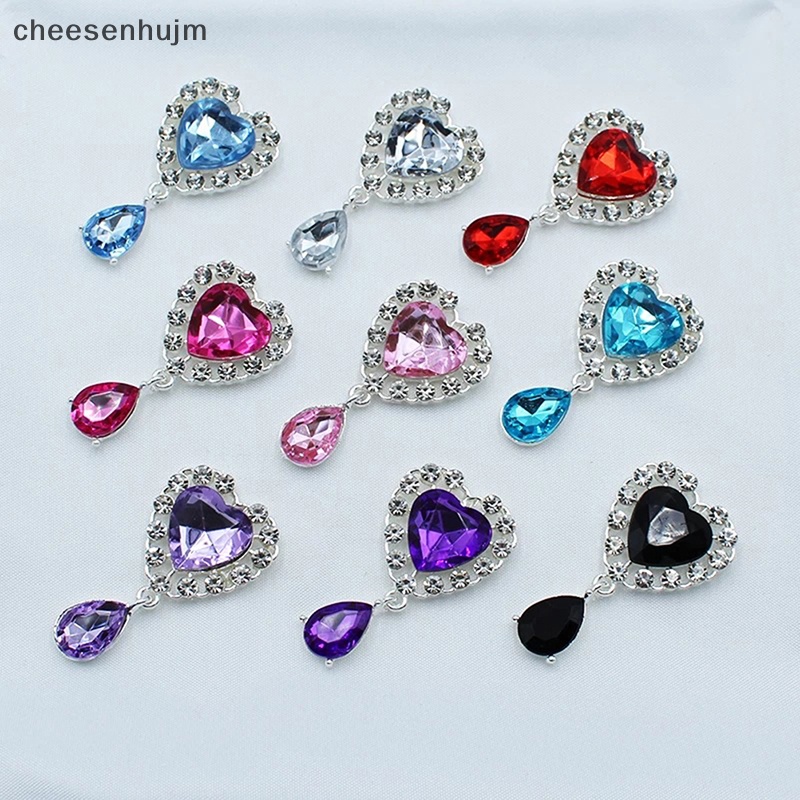 Ghim Cài Áo Kim Loại Hình Trái Tim 25X45MM