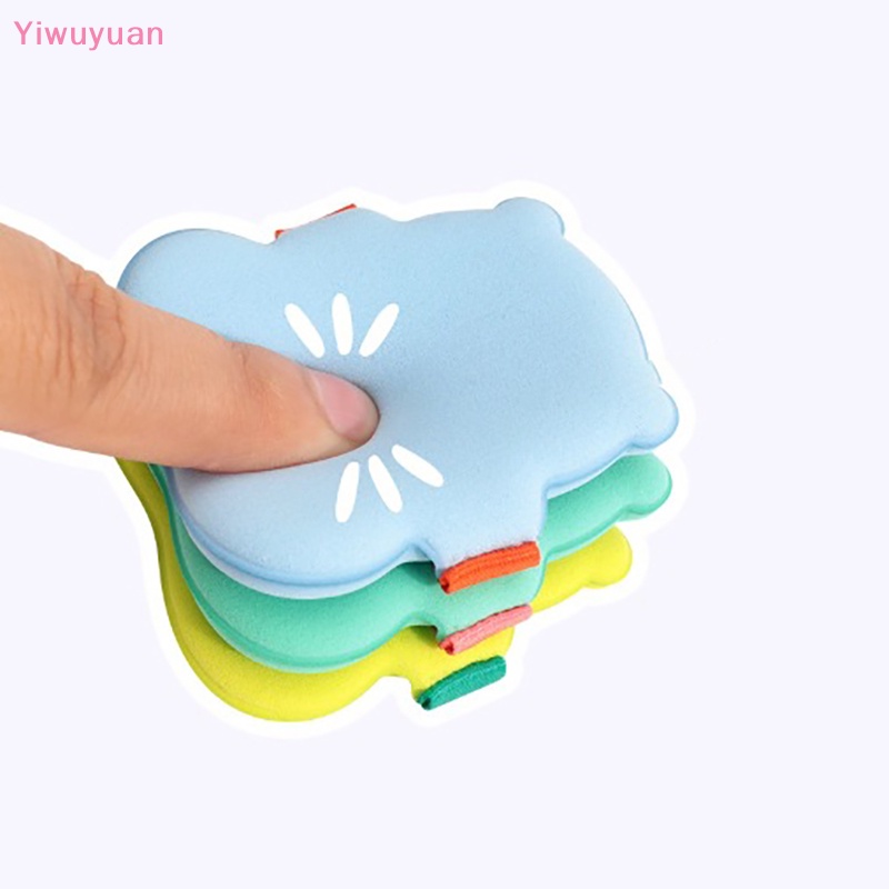 < Yiwuyuan > Bông Mút Trang Điểm Bằng Cotton Mềm Mại Cách Ly Da Hai Mặt Hình Gấu Cho Nữ