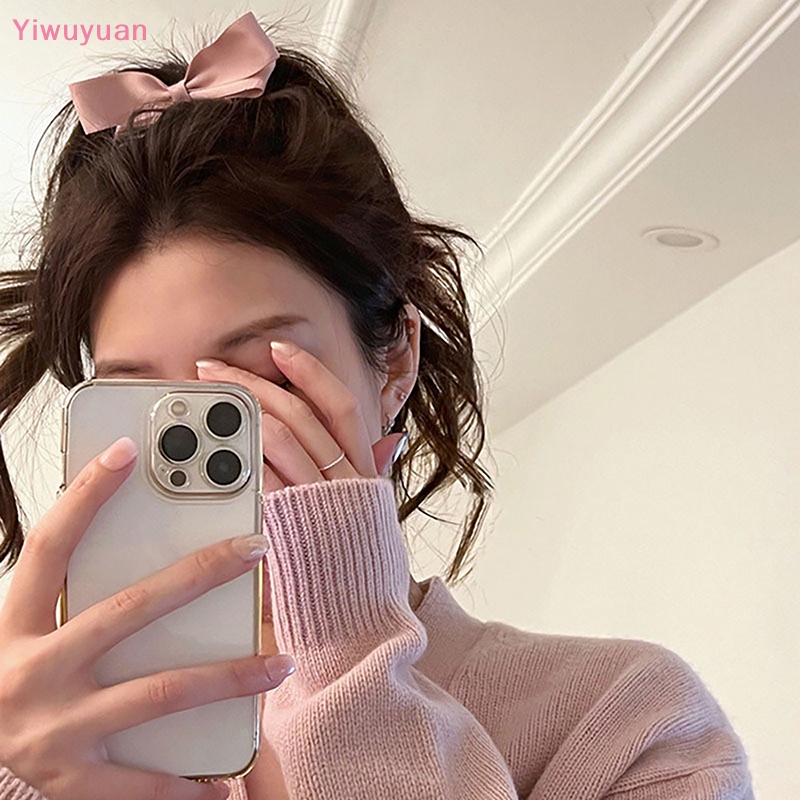 < Yiwuyuan > Kẹp Tóc Mái Nhỏ Ba Chiều Đính Nơ Dễ Thương Phụ Kiện Kẹp Tóc Bé Gái Mới