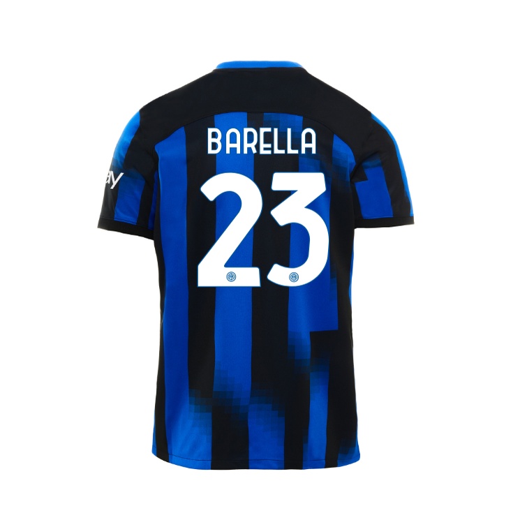 Áo Thun Bóng Đá Lukaku Dimarco Barella Lautaro Calhanoglu Plus Size QY 2023-2024