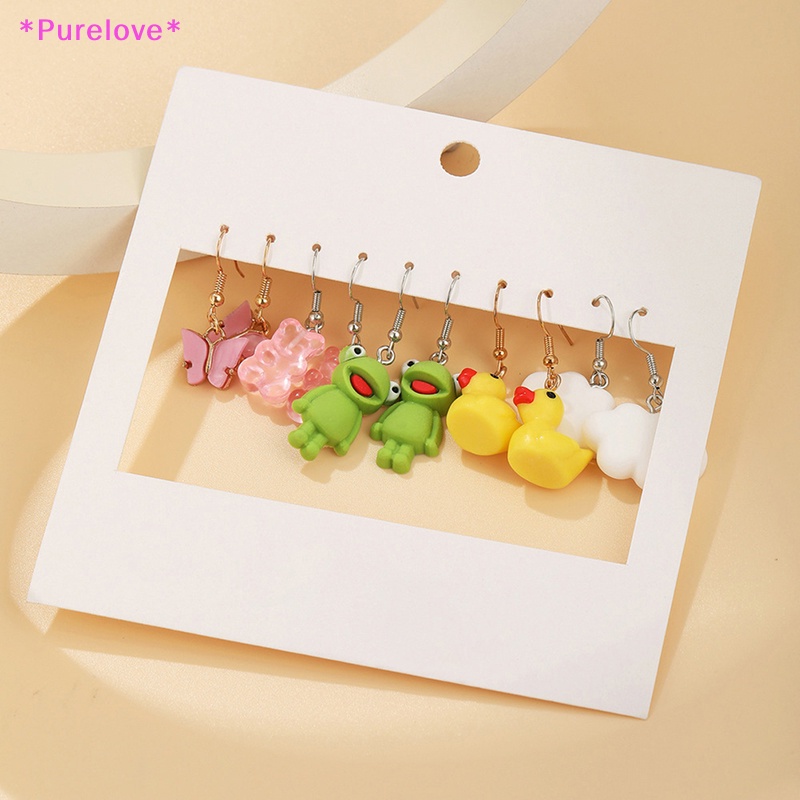 Khuyên Tai Hình Hoàng Tử Ếch / Vịt Phong Cách Vintage Cho Nữ Mới