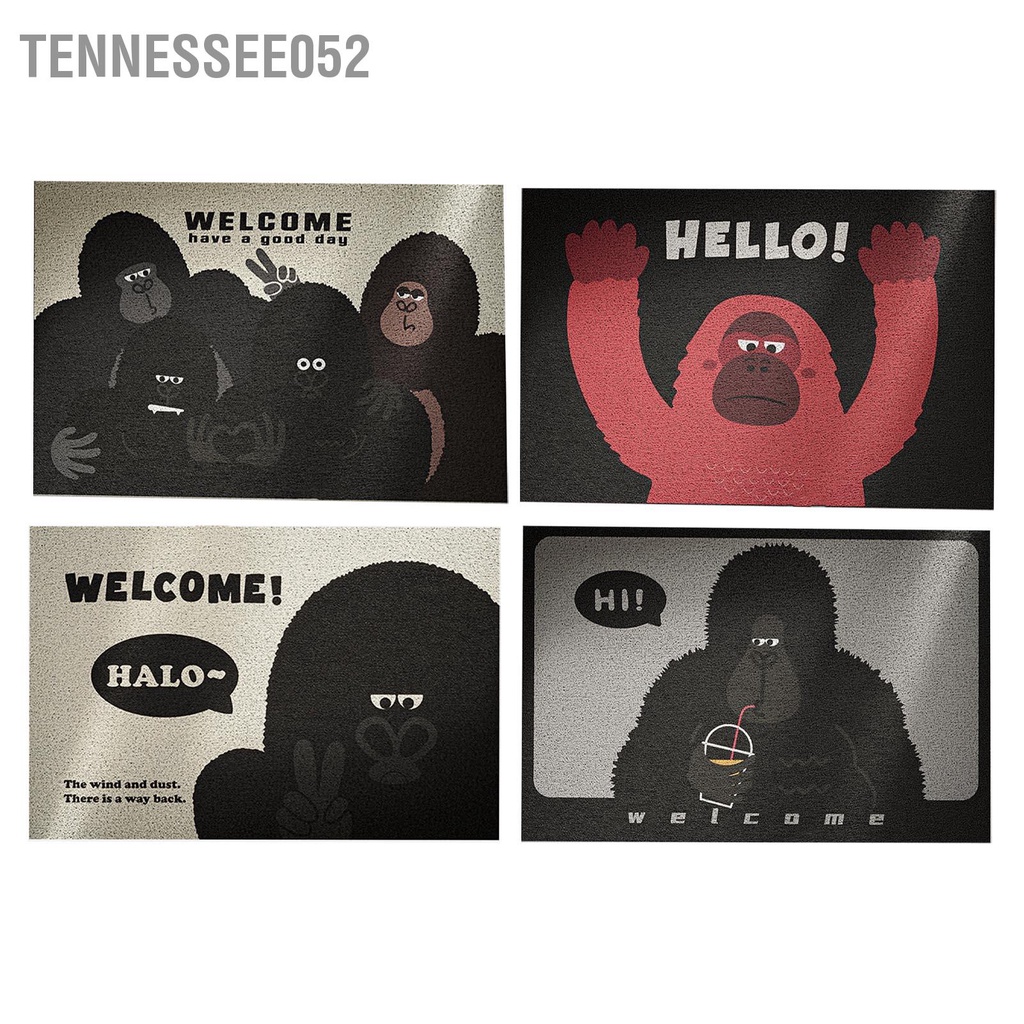 Tennessee052 Thảm chùi chân cho lối vào cửa có vòng lặp chống bụi bẩn thể cắt được trượt giặt gia đình