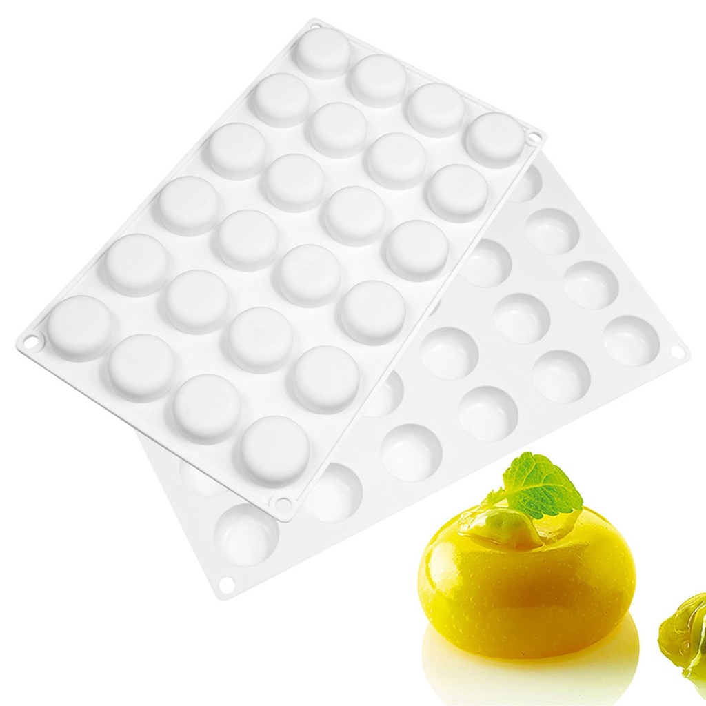 Khuôn Silicone Làm Bánh Donut / Sô Cô La Hình Bán Nguyệt Mini DIY