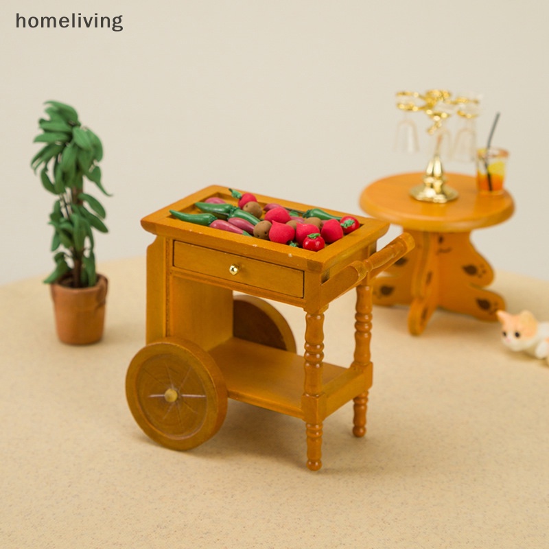 Mô Hình Xe Đẩy Em Bé Trang Trí Nhà Búp Bê Tỉ Lệ 1 / 12