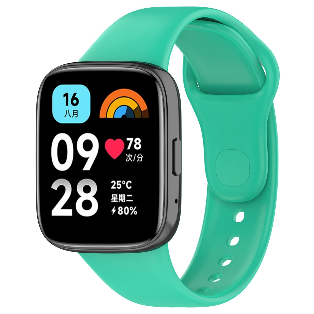 Dây Đeo Silicon Màu Kẹo Thời Trang Cho Đồng Hồ Thông Minh Xiaomi Redmi Watch 3 Active