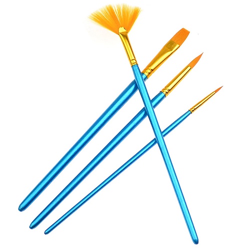 Set 4 Cọ Vẽ Tranh Sơn Dầu Chuyên Dụng NY-4