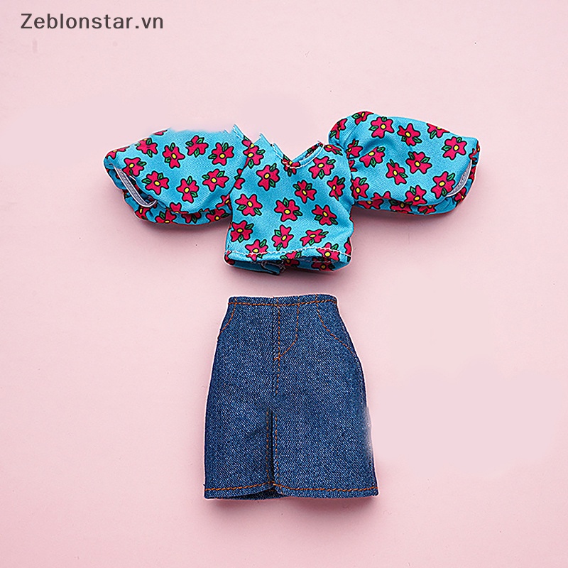 1 Bộ Áo Và Chân Váy Thời Trang Cho Búp Bê 30cm