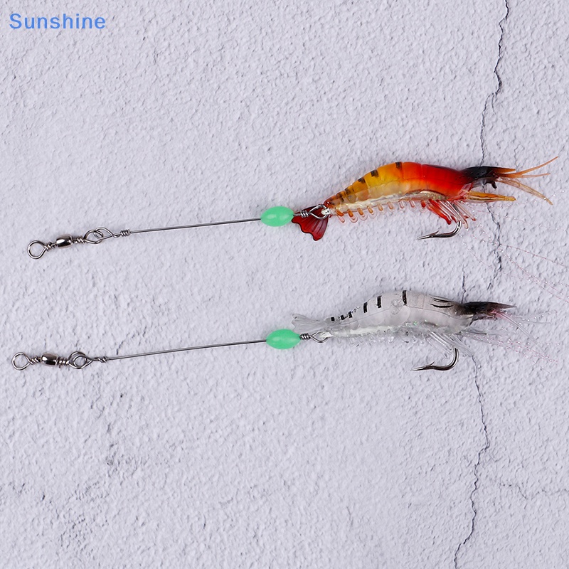 1 Mồi Câu Cá Hình Tôm Nhân Tạo 9cm / 6g Có Móc Câu Tiện Dụng