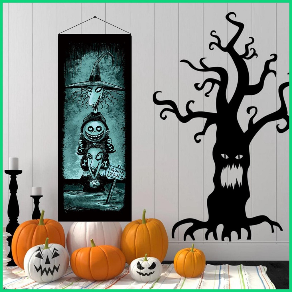 Cờ Treo In Hình Nhân Vật Phim Kinh Dị Chống Nước Tái Sử Dụng Được Cho Tiệc Halloween