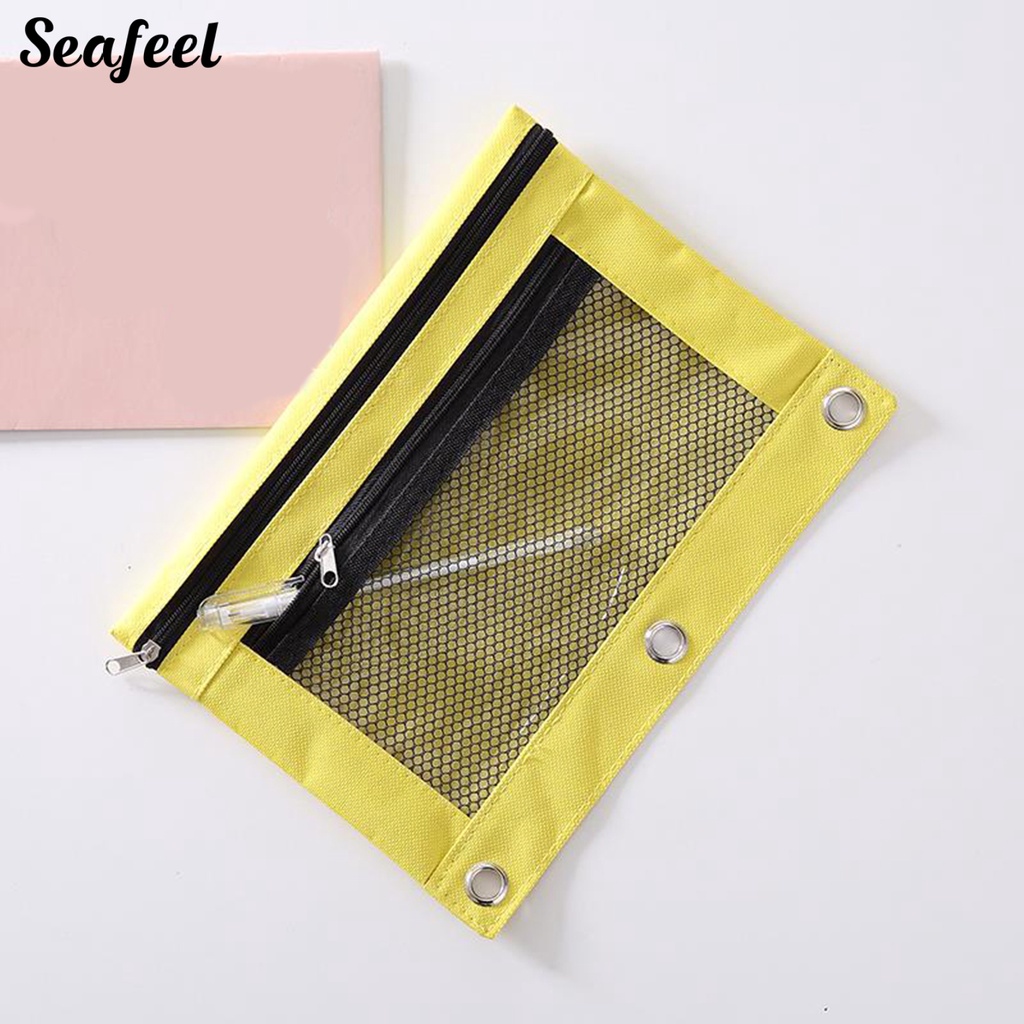 Túi Đựng Bút Chì 3 Ngăn Sức Chứa Lớn Có Thể Gập Lại Tiện Dụng