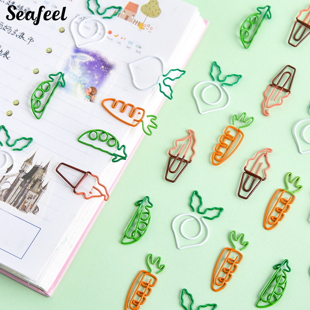 Bộ 32 Kẹp Giấy Hình Cà Rốt Hoạt Hình Sáng Tạo