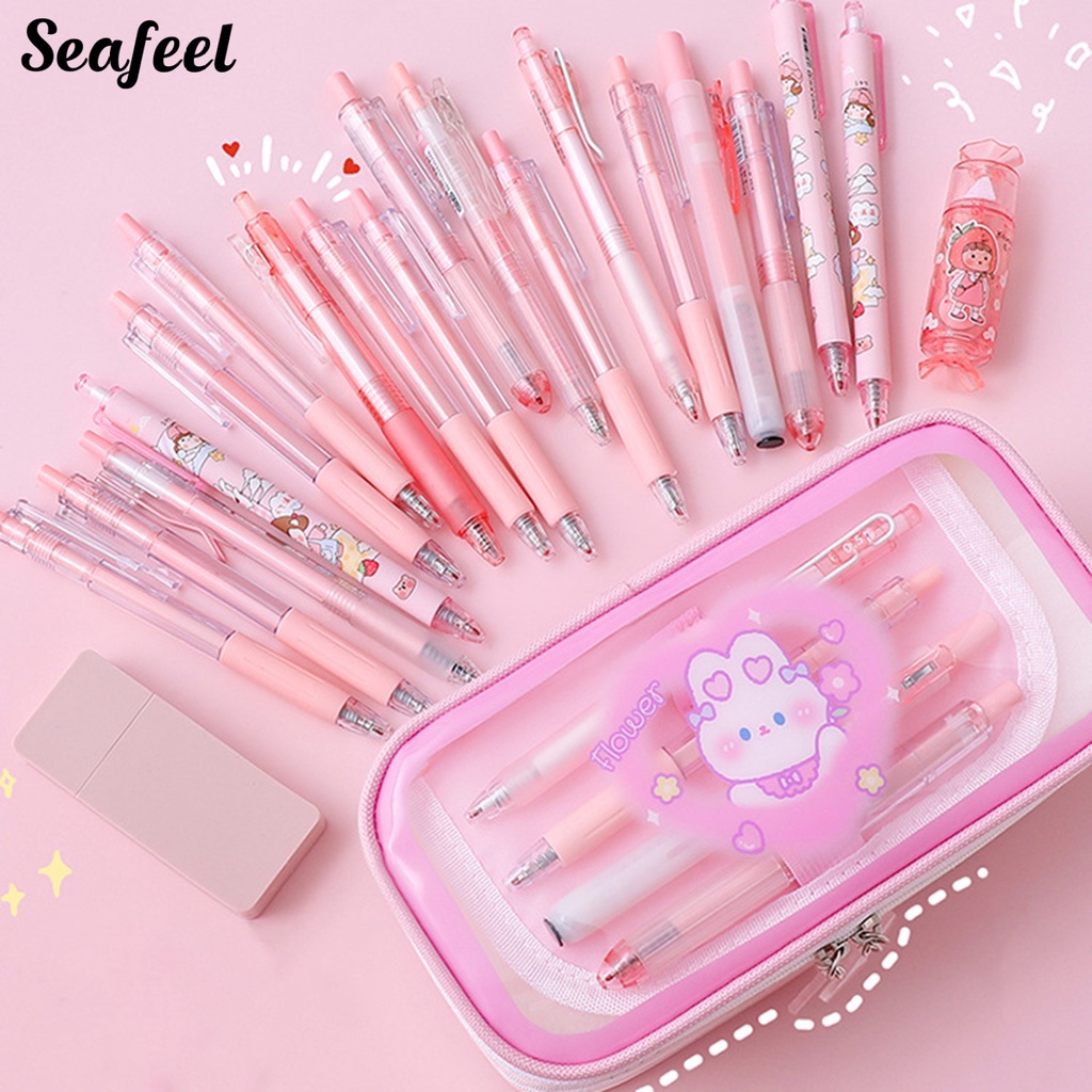 Túi Đựng Bút Chì Sức Chứa Lớn Chống Nước Chống Ẩm Có Khóa Kéo