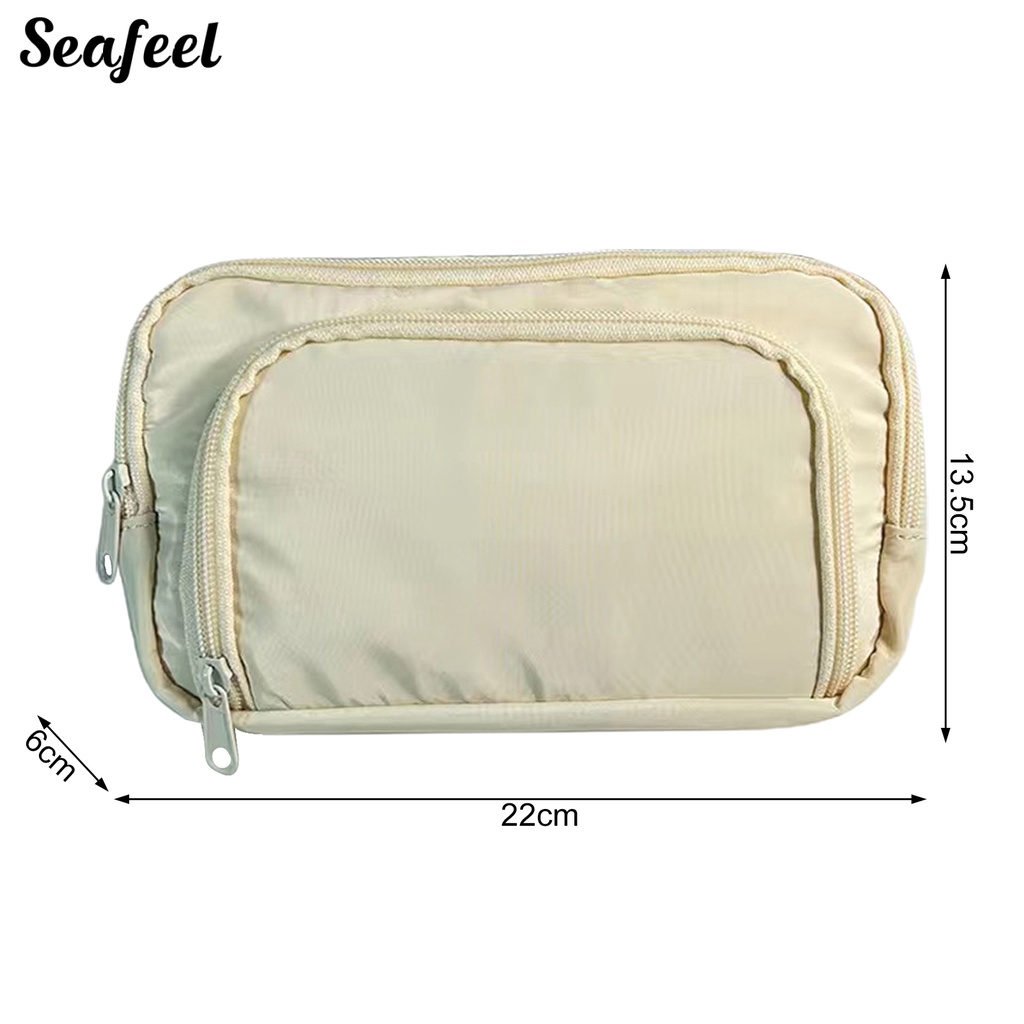 Túi Đựng Bút Chì Đa Năng Có Khóa Kéo Tiện Dụng Cho Học Sinh