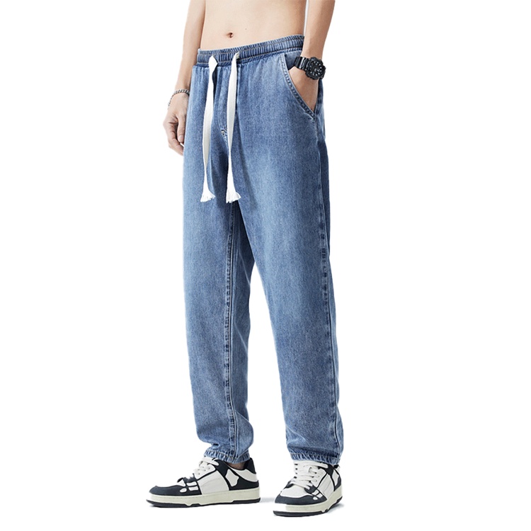 Quần Jeans Nam Dáng Rộng Phong Cách Thời Trang Mùa Hè 2023 Mới