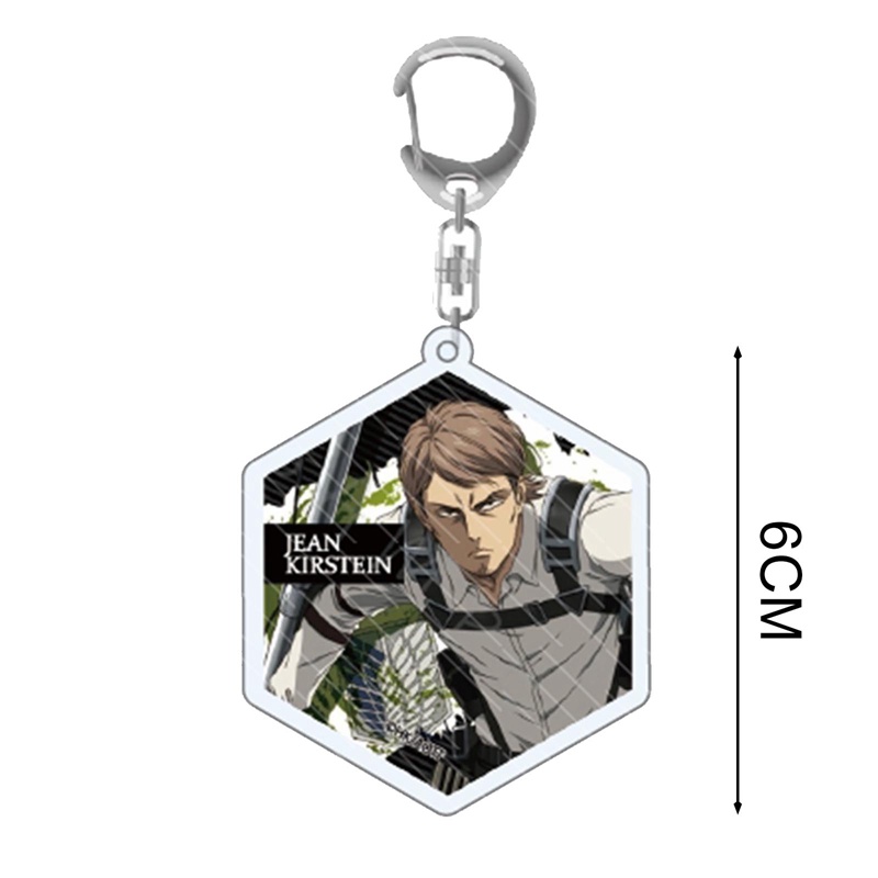 Móc Khóa Hoạt Hình Attack On Titan Levi Ackerman Eren Jaeger