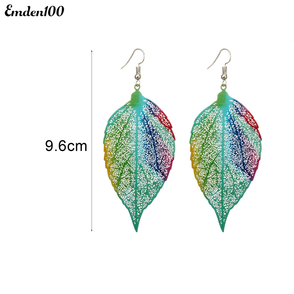 1 Đôi Bông Tai Chiếc Lá Thời Trang Nữ Tính