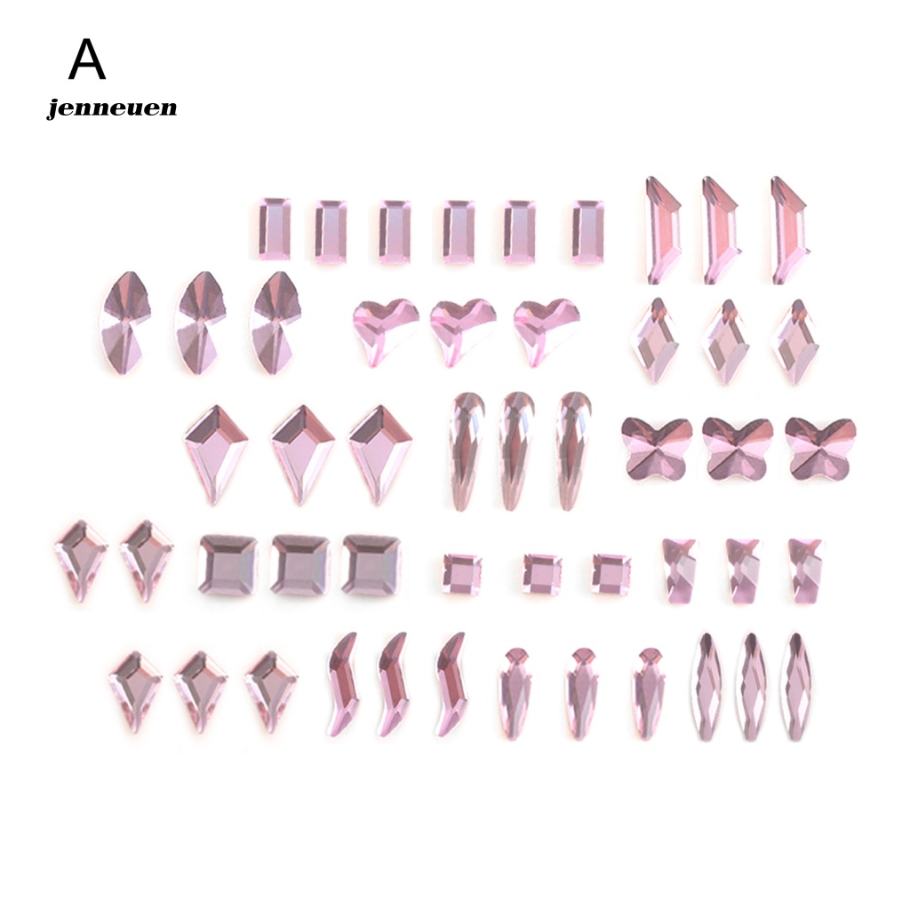 Bộ 50 Phụ Kiện Trang Trí Móng Tay 3D Gọn Nhẹ Đa Năng