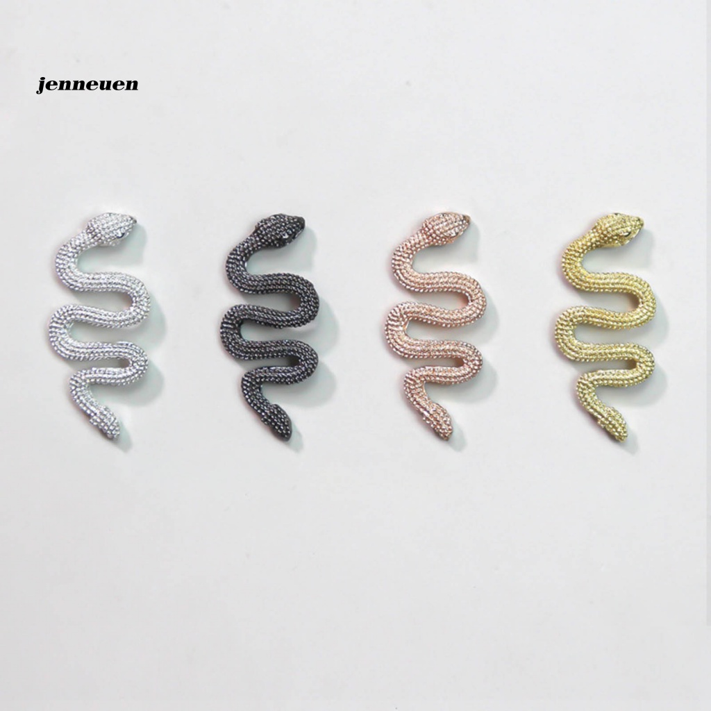 Set 10 Phụ Kiện Trang Trí Móng Tay Không Phai Hình Rắn Thời Trang