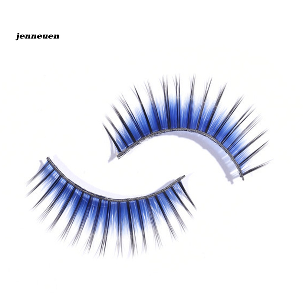 Lông Mi Giả Dày Dài Tự Nhiên Nhiều Màu Sắc Thời Trang