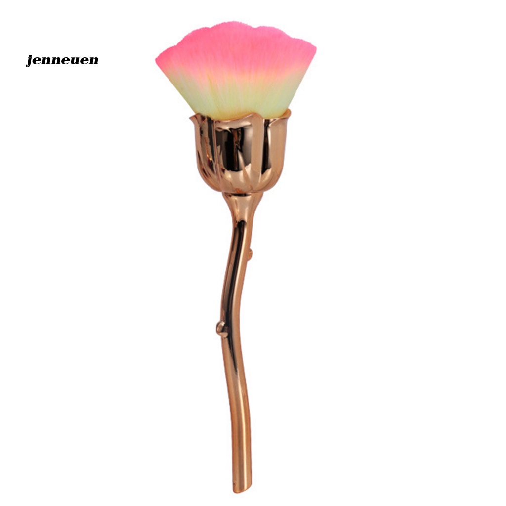 Cọ Trang Điểm Mềm Mại Hình Hoa Hồng Không Phai Màu Cho Nữ