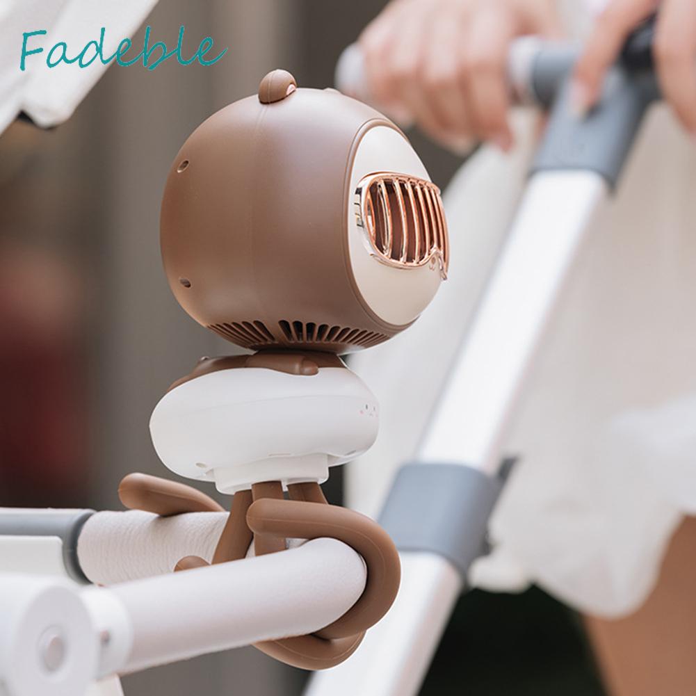 Quạt Làm Mát Cầm Tay Có Kẹp Gắn Chân Máy Không Ồn Đa Ứng Dụng