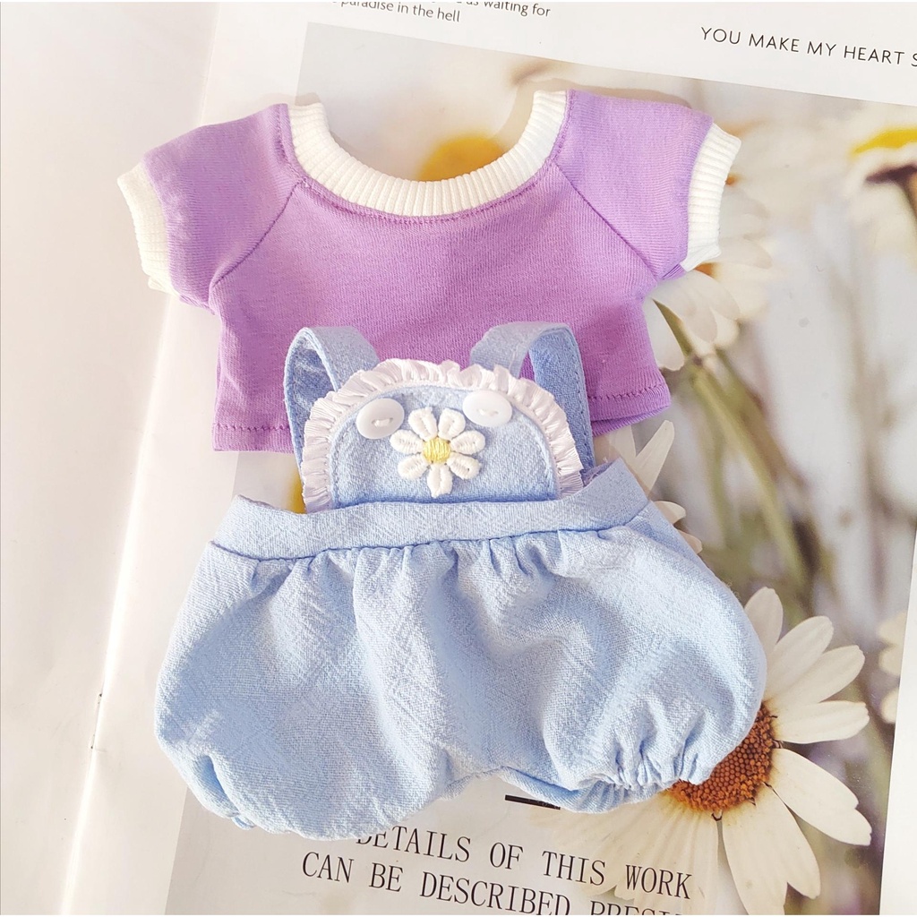Bộ Quần Áo Bằng Cotton Thay Thế Cho Búp Bê 20cm 20cm