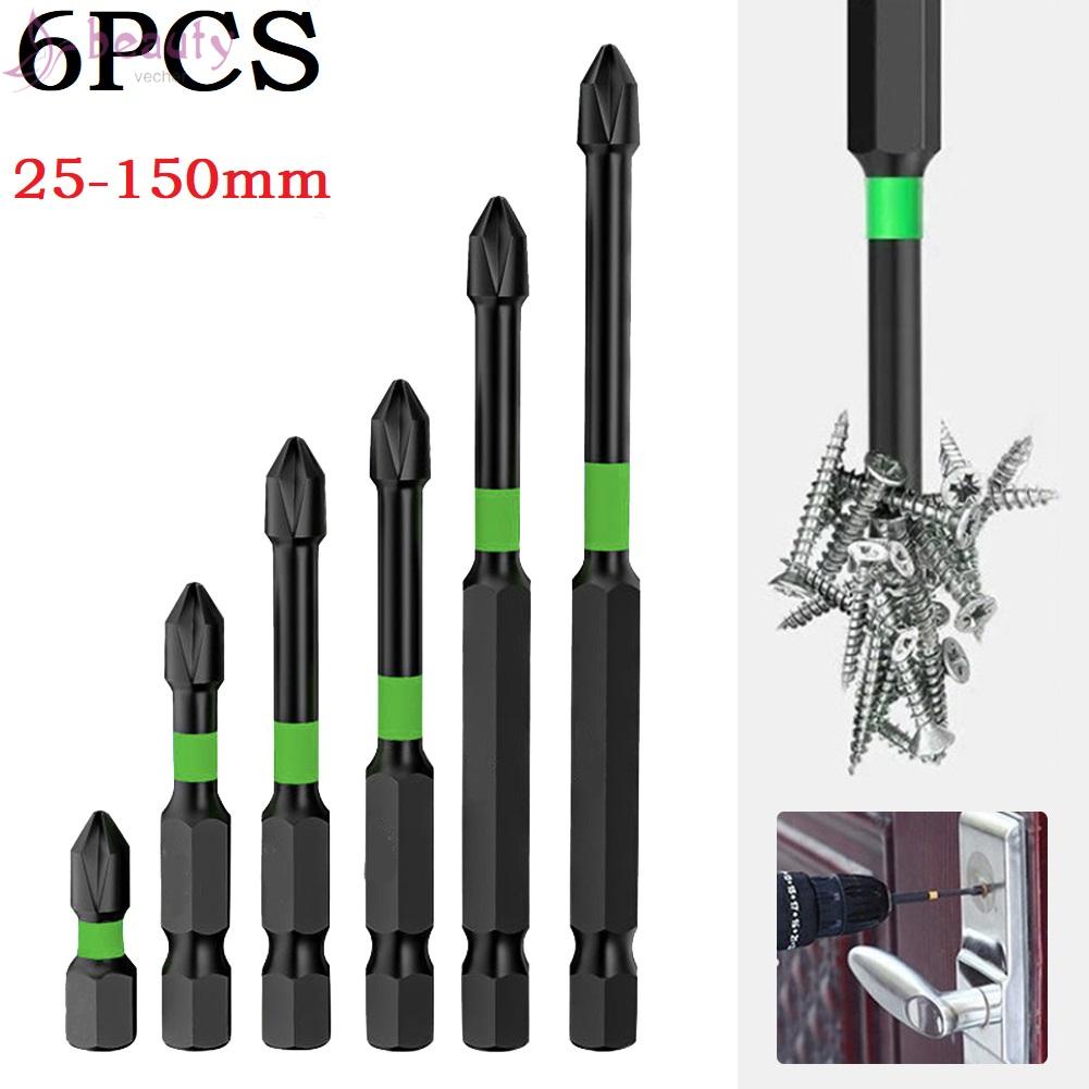 Set 6 Tua Vít Đầu Bằng Hợp Kim Thép Chất Lượng Cao