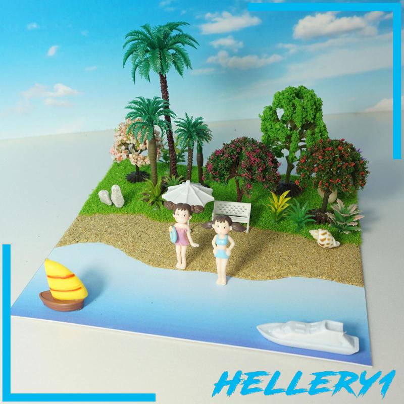 Cân Phong Cảnh Bãi Biển Mùa Hè Trang Trí Tưởng Tượng