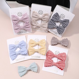 Set 2 kẹp tóc nơ dễ thương cho nữ
