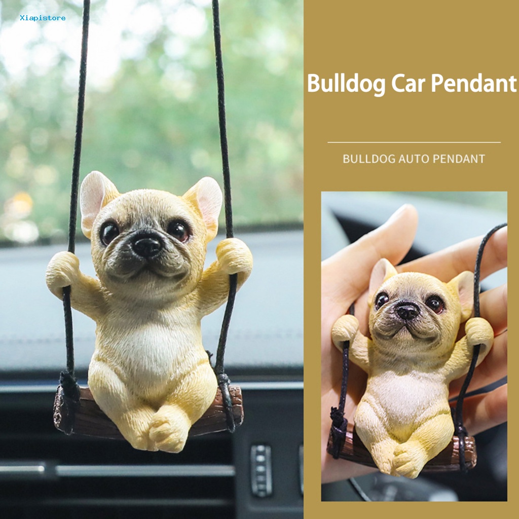 [Xiapistore] Mặt Dây Chuyền Hình Cún Con Không Phai Độ Bền Cao Trang Trí Nội Thất Xe Hơi